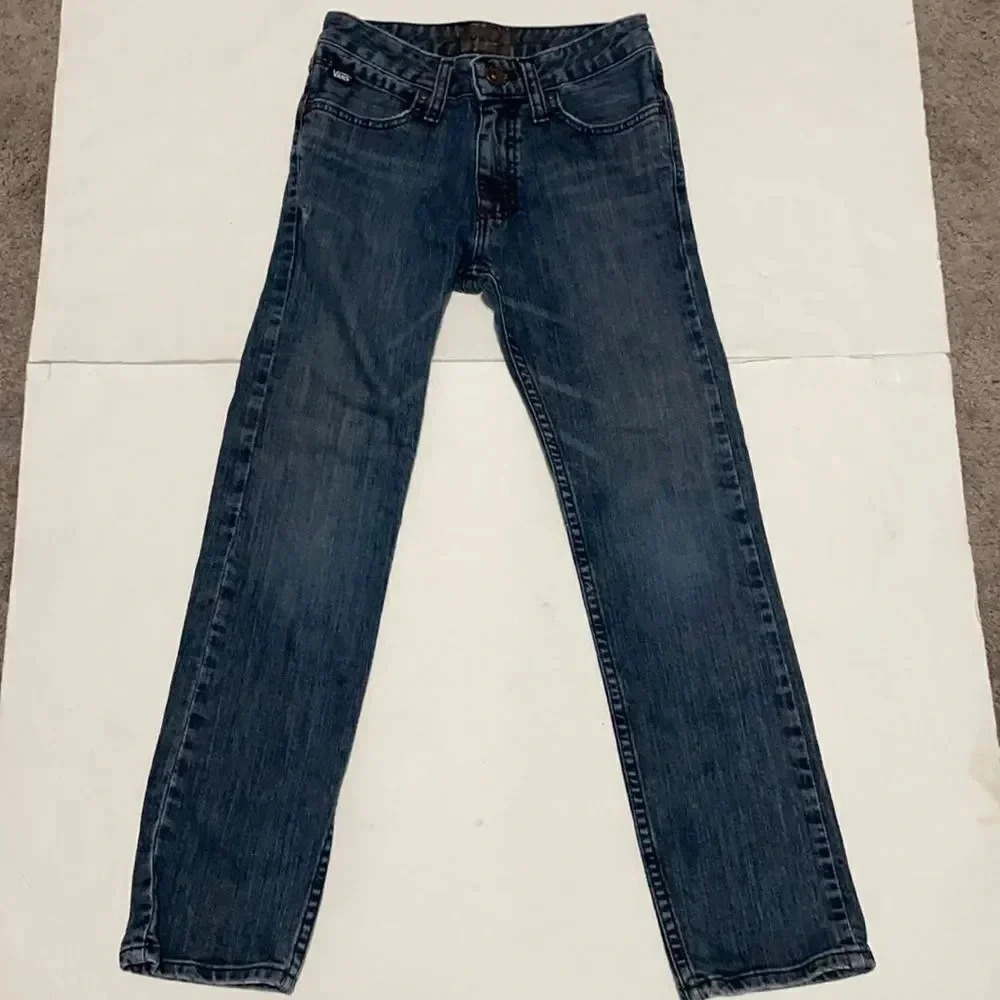 Kids Vans jeans, straight leg, medium wash, size 8